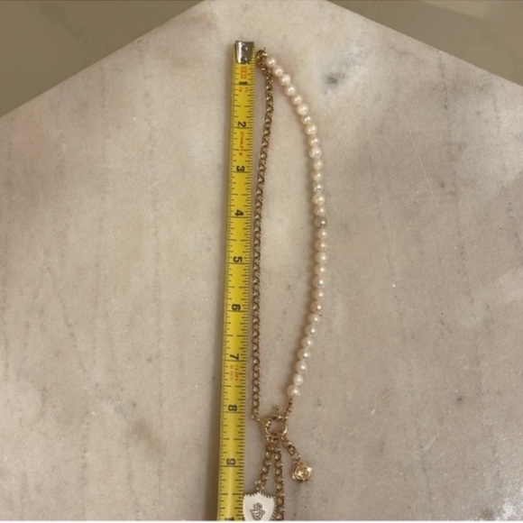 Chanel Elegant Gold and White Charm Necklace - Picture 9 of 9